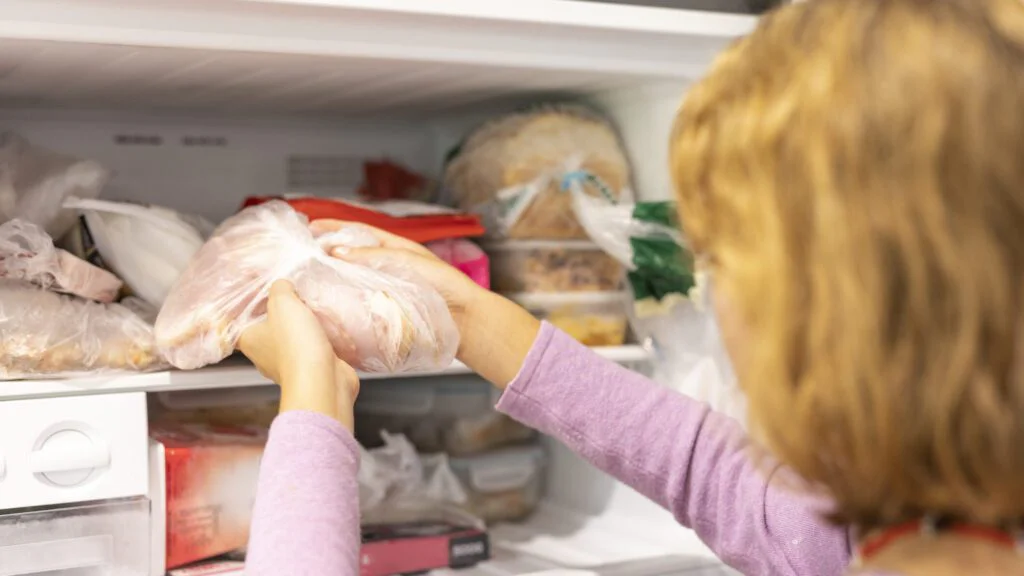 Rozmrazování masa v lednici