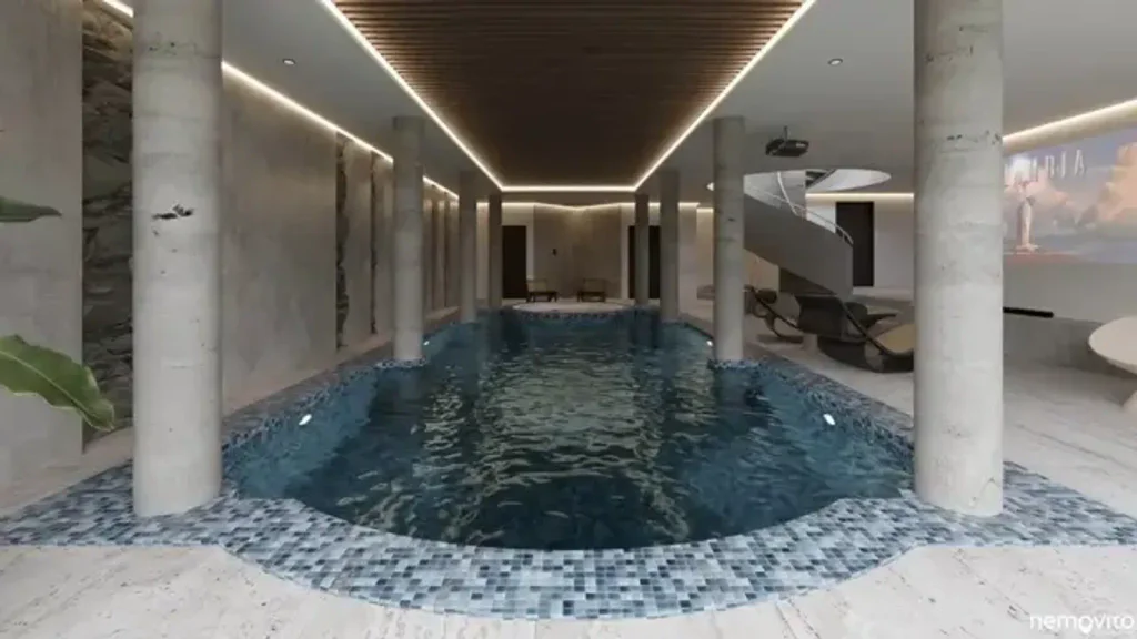 Bazén v Krejčířově vile