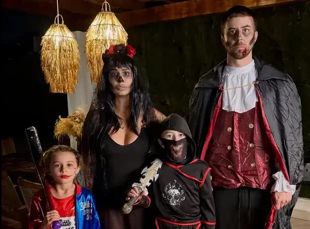 Erik Meldik s rodinou