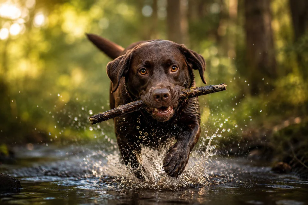 labrador-s-klacikem