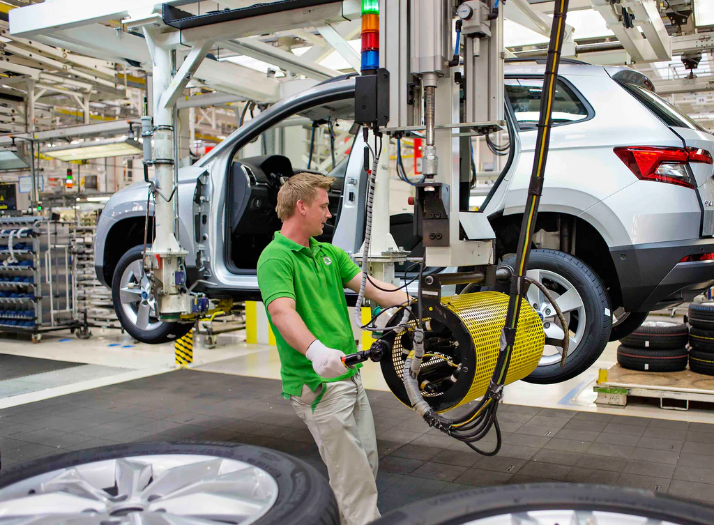 Výroba ve Škoda Auto. Ilustrační foto: Škoda