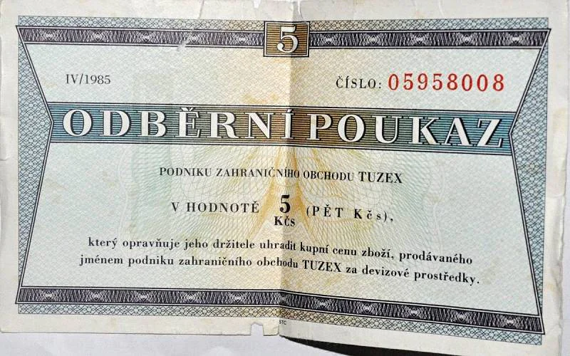 Odběrní poukaz, také známý jako Bon.