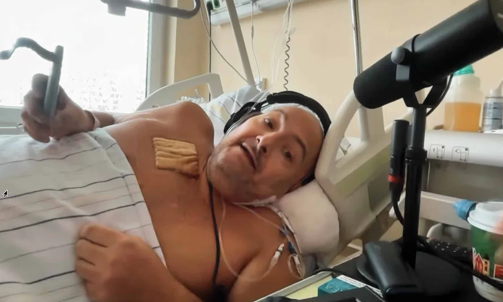 Patrik Hezucký leží v benešovské nemocnici. Zdroj: Youtube/Lepší už to nebude