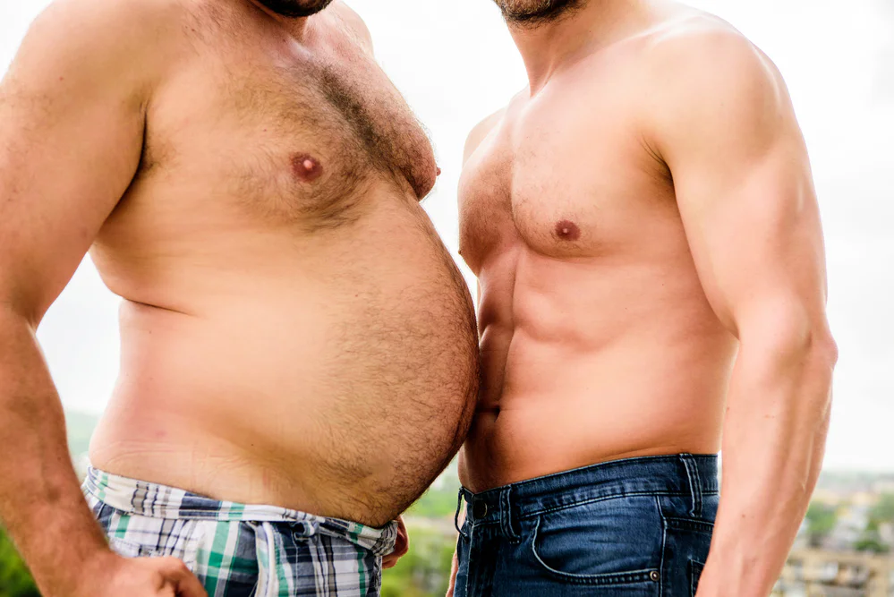 Pivní břicho vs vypracované břicho