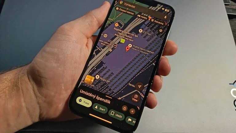 Mapy Google na telefonu