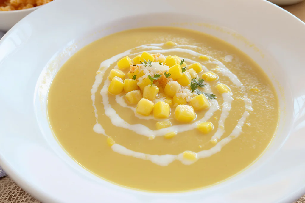 Obrázek k receptu na kokosovokukuřičný krém