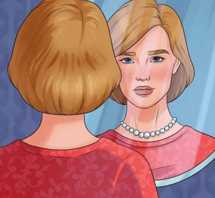 Hádanka s ženou v zrcadle