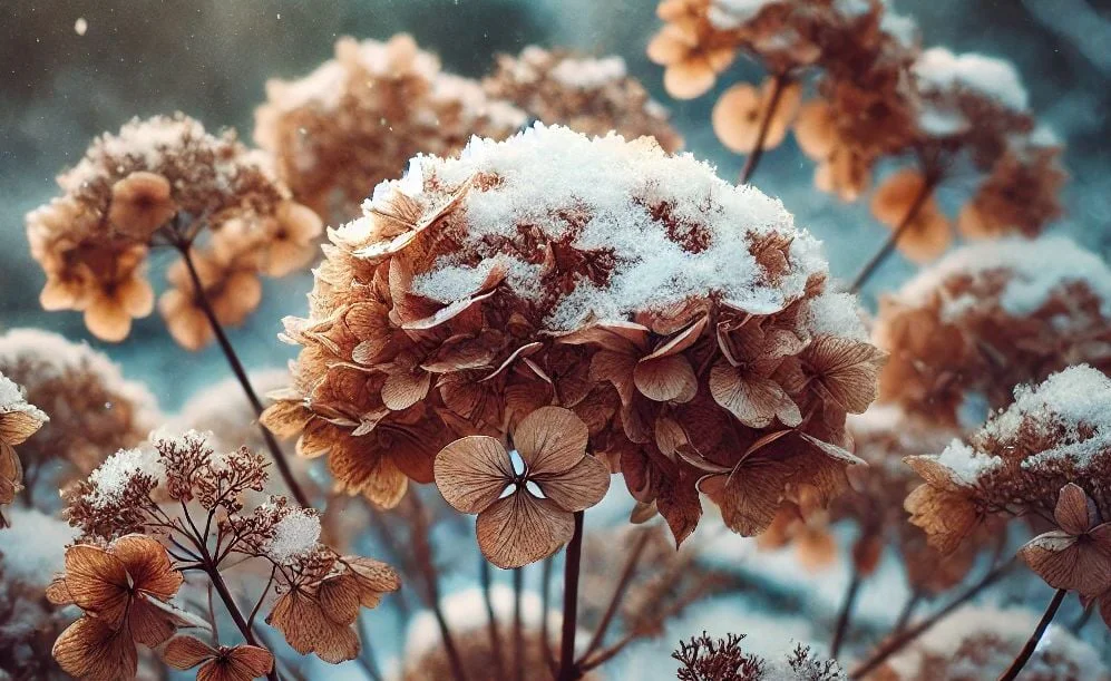 Ochrana hortenzií před mrazem