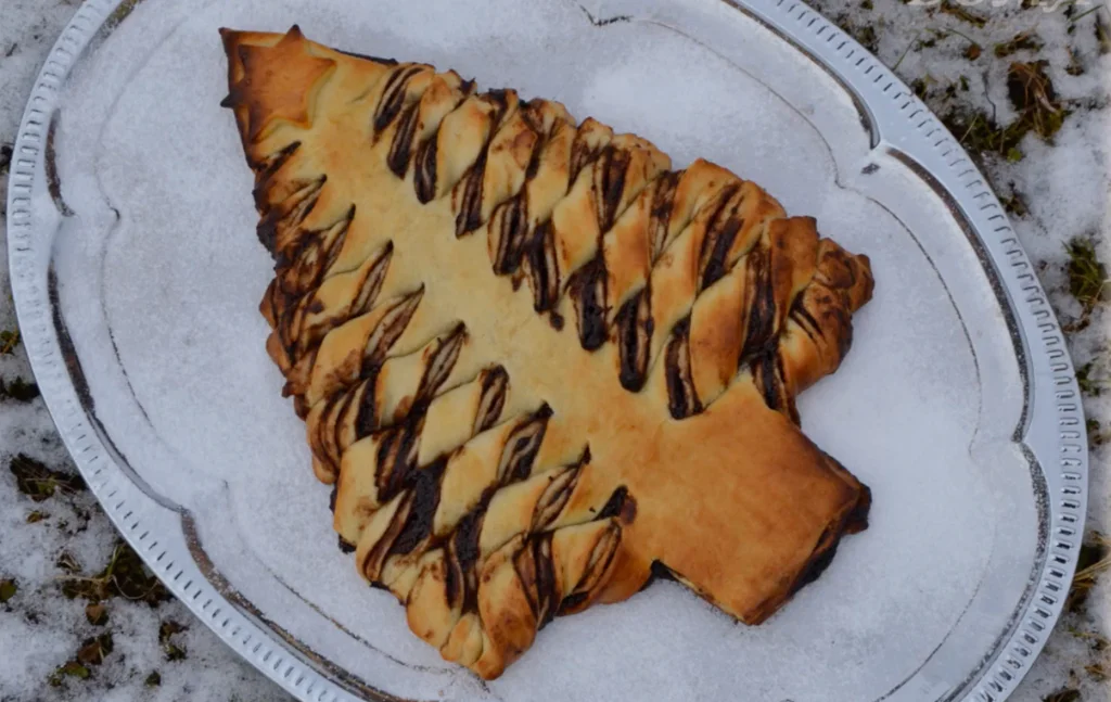 Obrázek k receptu na pečený vánoční stromeček