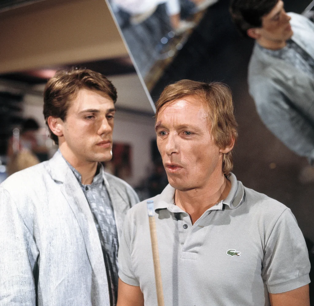 Mladý Christoph Waltz (vlevo) v německém seriálu Případ pro dva