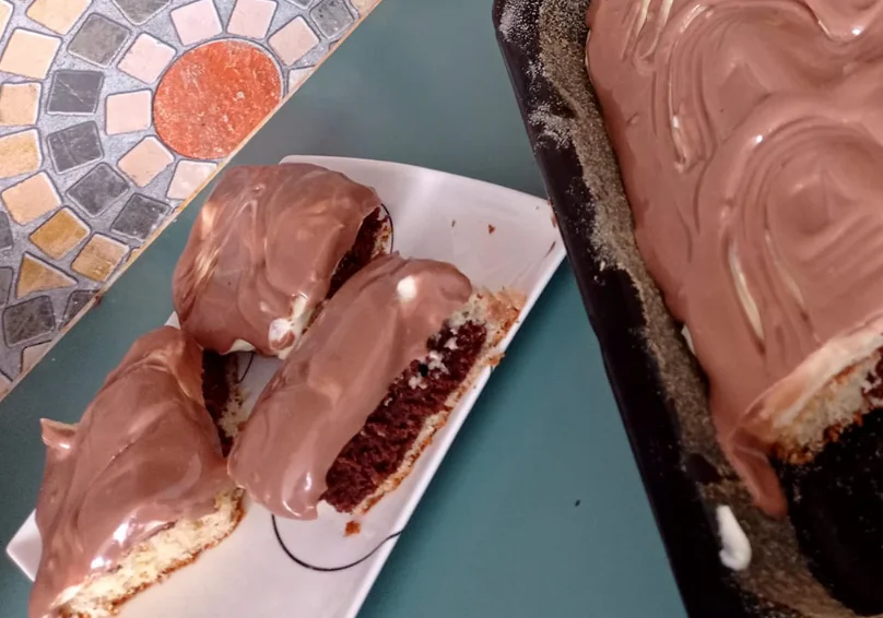 Obrázek k receptu na vláčnou buchtu s tvarohem