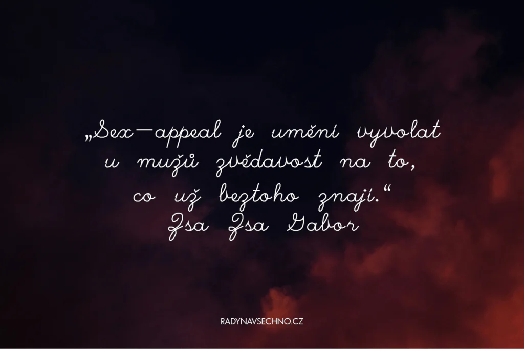 Citáty o sexu a vzrušení