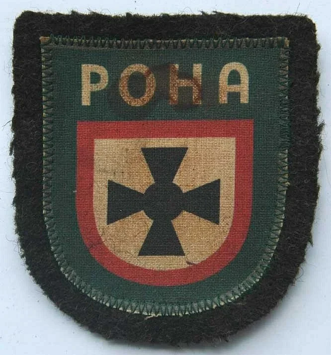 RONA, nášivka na rukáv.