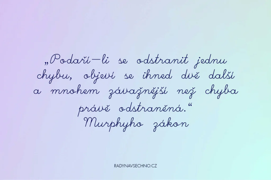 Technologické zákony E. A. Murphyho