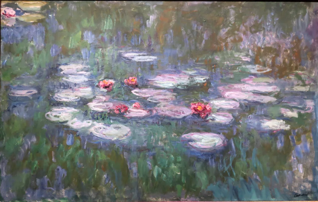 Claude Monet vytvořil sérii obrazů, kterou nazval Lekníny. 