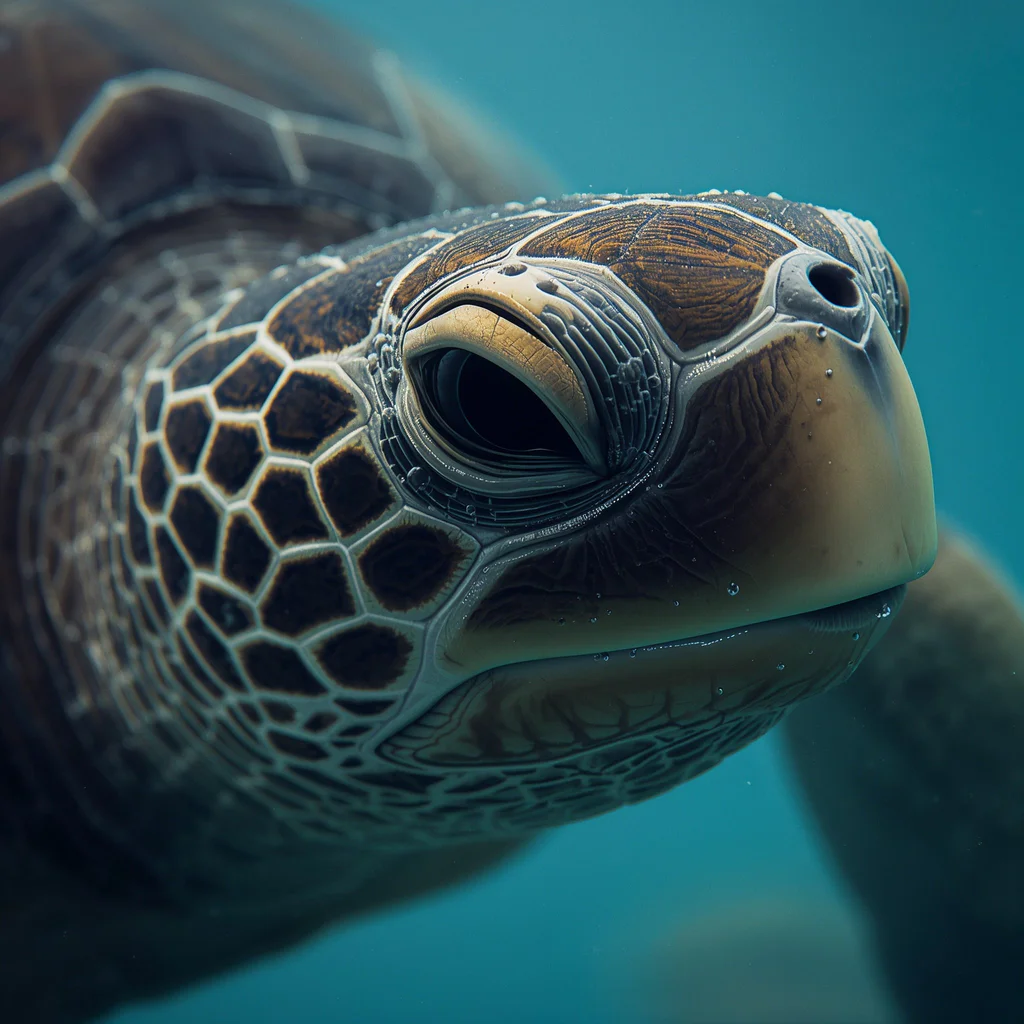 lucid-origin_A_stunning_and_vibrant_cinematic_photo_of_Close-up_portrait_of_a_leatherback_sea-1