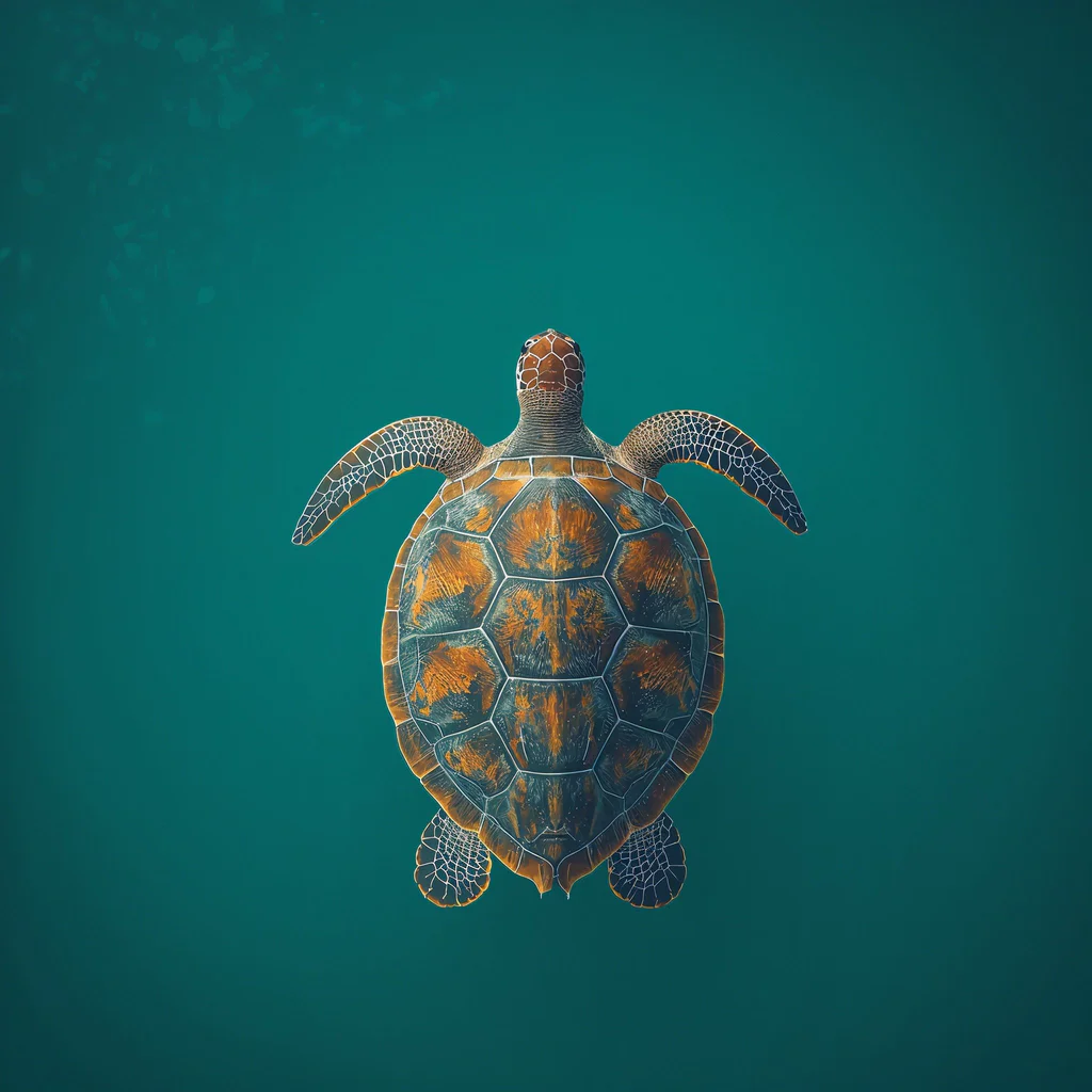 lucid-origin_A_stunning_and_vibrant_cinematic_photo_of_A_leatherback_sea_turtle_seen_from_abo-1