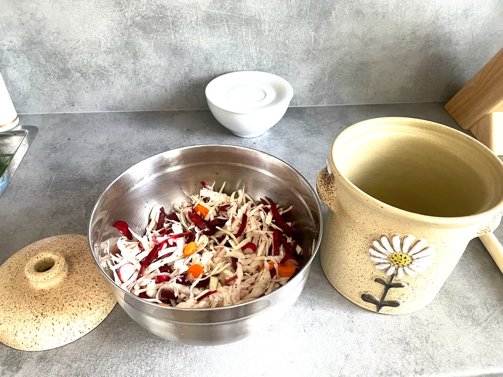 Příprava fermentované zeleniny