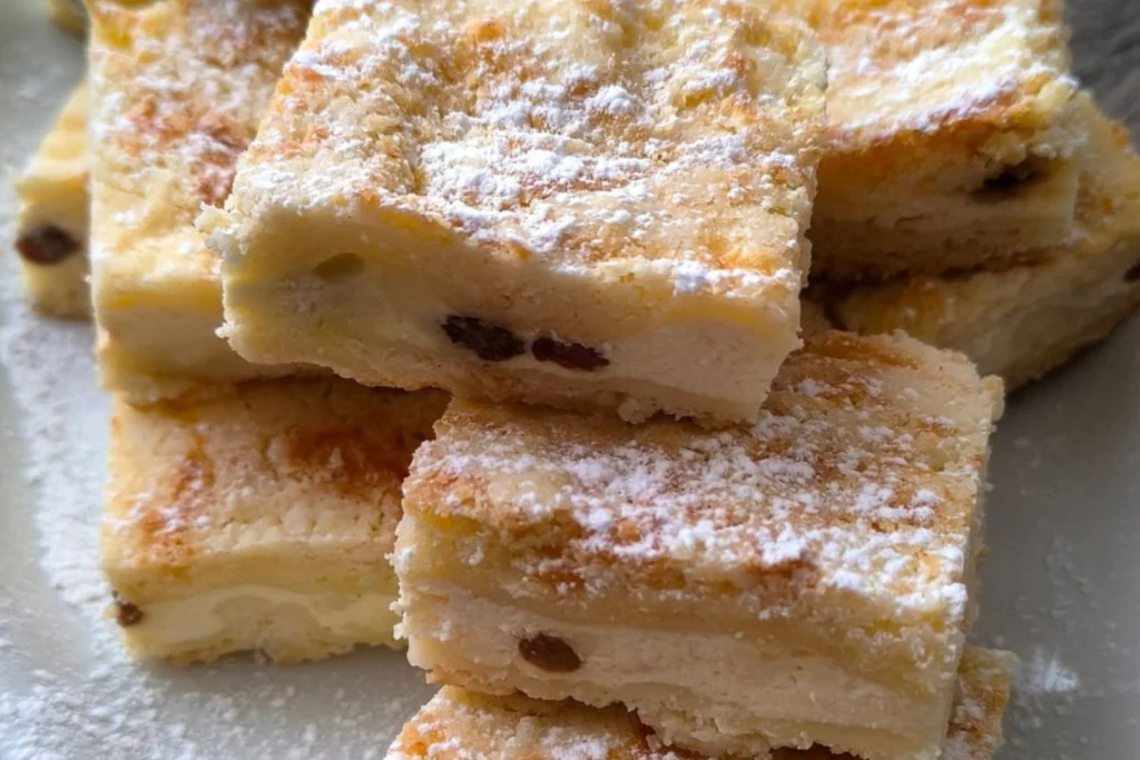 Obrázek receptu na Švédský sypaný koláč s tvarohovou náplní