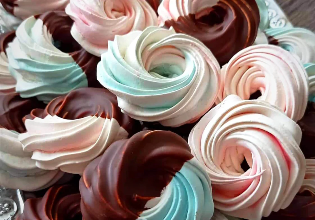 Obrázek k receptu na sněhové pusinky