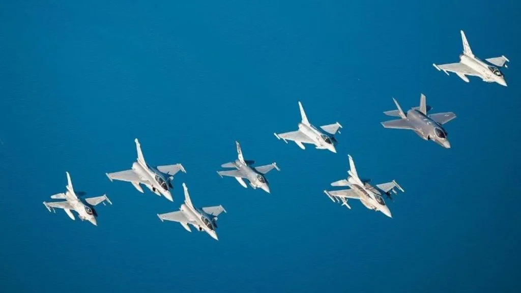 Formace letounů při Ramstein Flag 2024