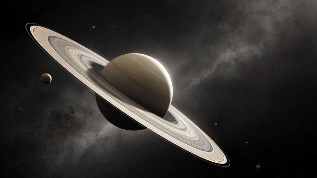 Saturn je svět prstenců a měsíců