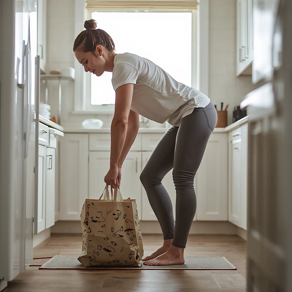 lucid-origin_Photorealistic_practical_wellness_scene_woman_preparing_to_lift_a_reusable_groce-0
