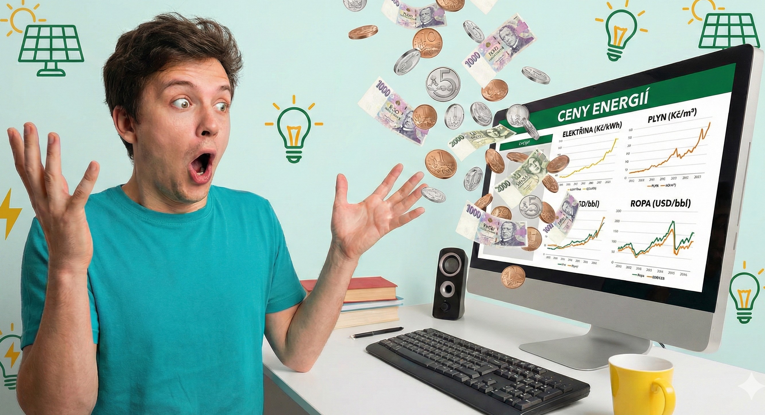 9 z 10 Čechů přichází každý rok o tisíce na energiích. Otestujte se, zda patříte k nim