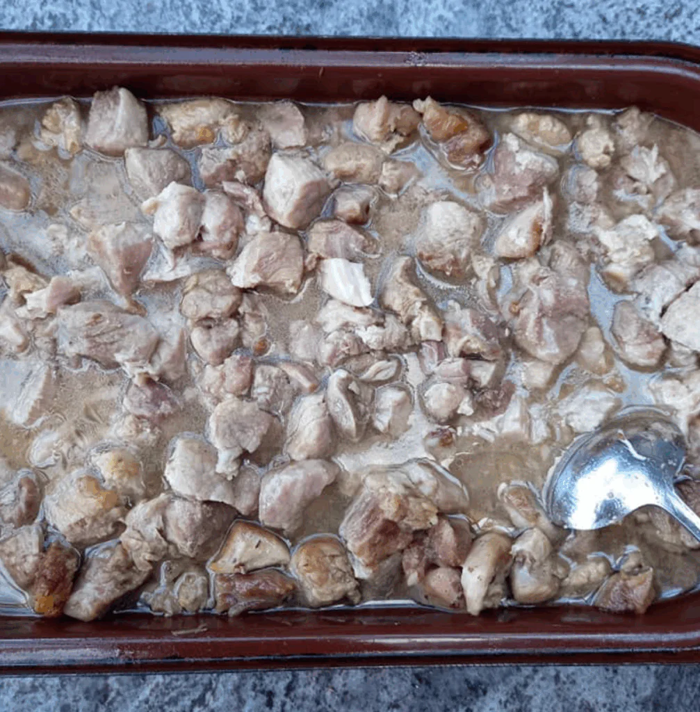 Obrázek k receptu na domácí zavařené vepřové