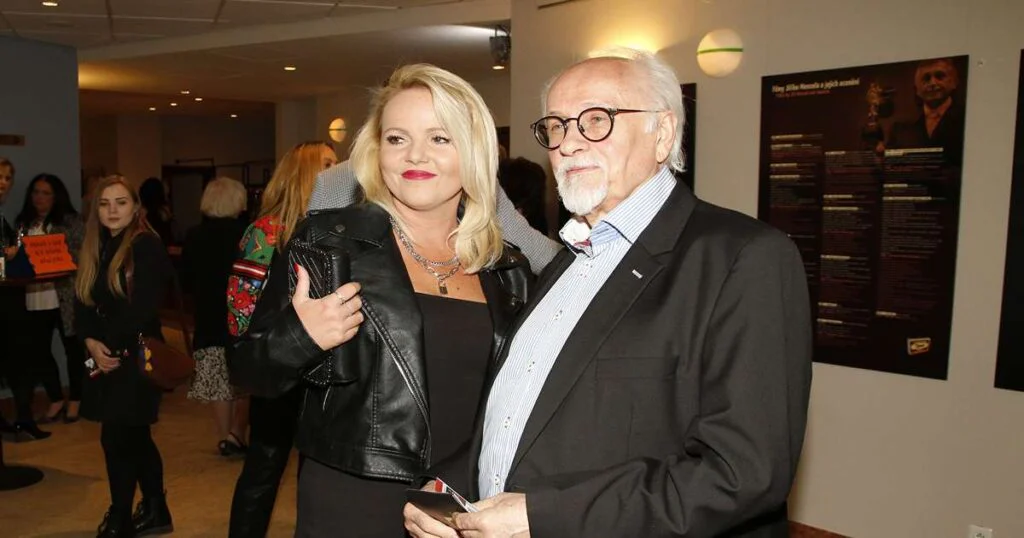 Václav Knop s přítelkyní