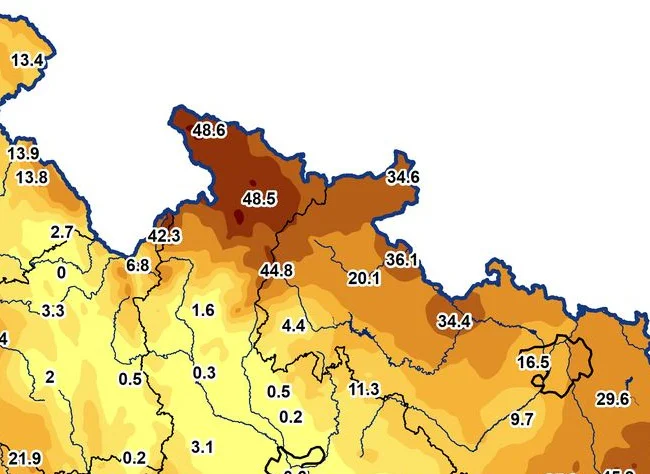 Fenomén inverze a její důsledky na Jesenicku (zdroj: ČHMÚ)