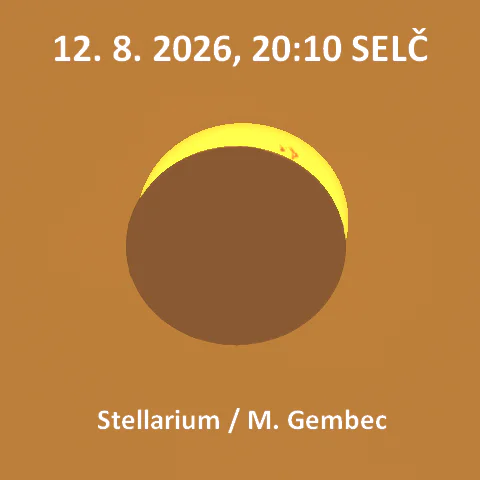 Maximální fáze zatmění viditelné z území ČR dne 12. srpna 2026 (zdroj: Stelarium/astro.cz)