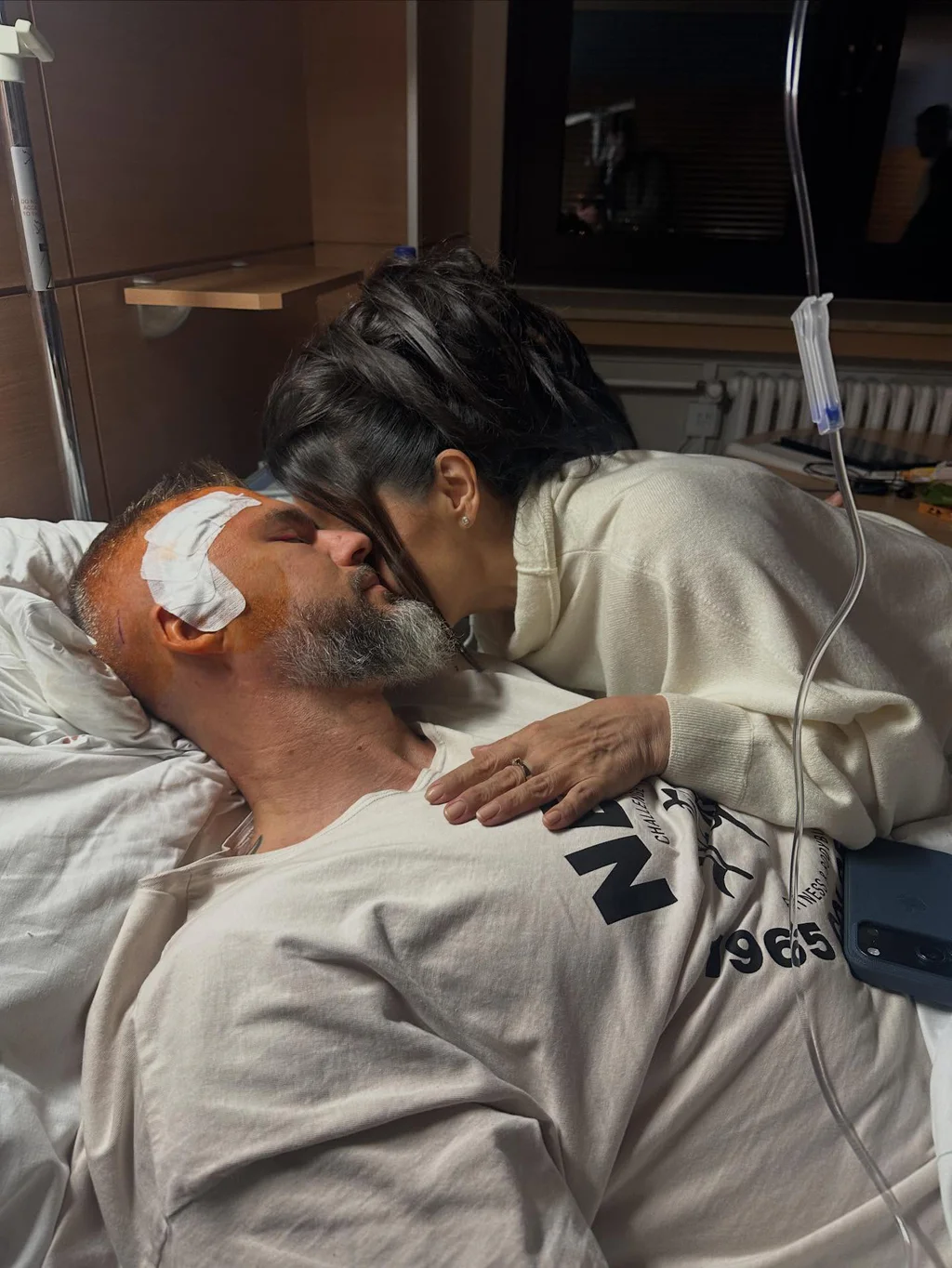 Partner Lucie Bílé Radek Filipi podstoupil operaci mozku. Foto: Lucie Bílá