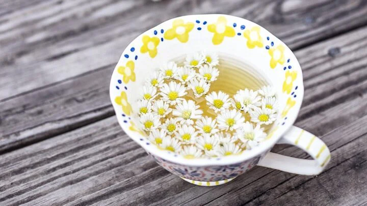 Heřmánkový čaj pro klidný spánek