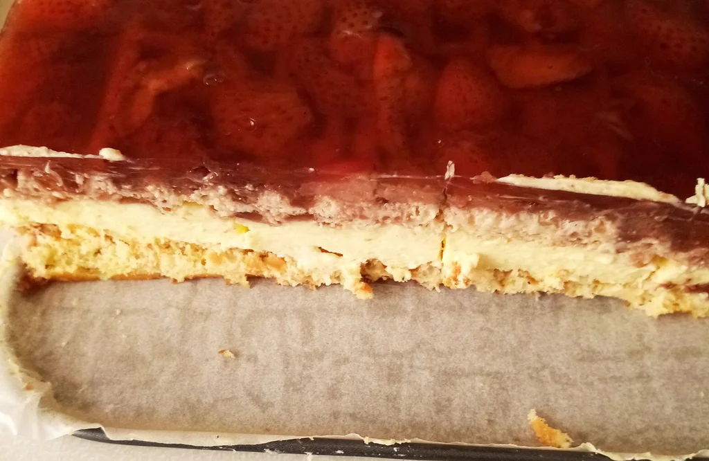 Obrázek receptu na Vaflový sen - nepečený zákusek z vaflí