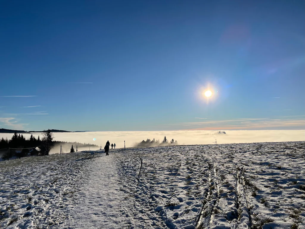 Pohled z Marušky směrem na Troják