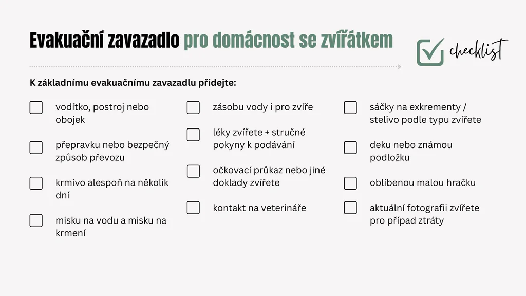 Evakuační zavazadlo pro rodinu s dětmi (2)