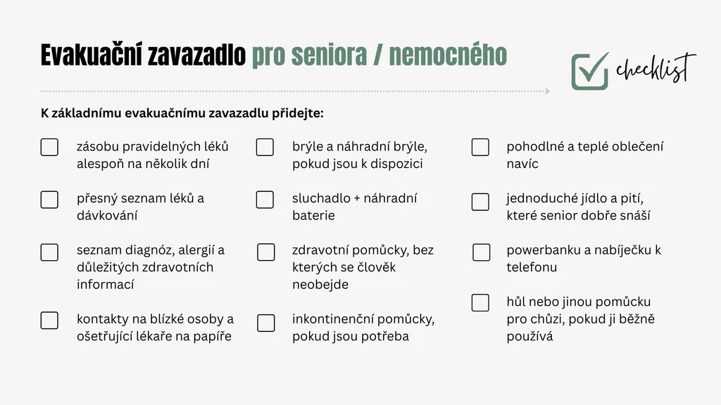 Evakuační zavazadlo pro rodinu s dětmi (1)