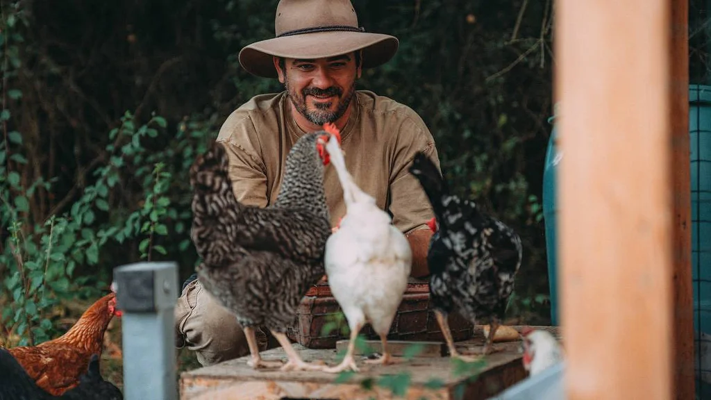 Farma Vojty Kotka: Slunce, ovce, 40 náklaďáků kamení a vlak, co předpovídá déšť