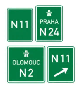 nové značení náhradní trasy