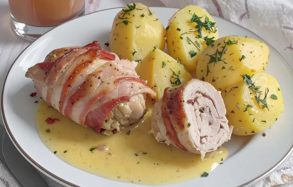 Obrázek k receptu na kuřecí roládu do srnčího hřbetu