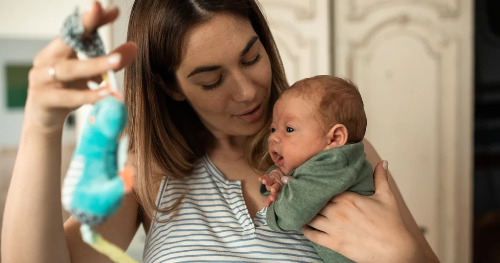 Maminka a malý chlapec