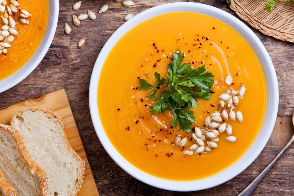 Obrázek k receptu na pečenou dýňovou polévku