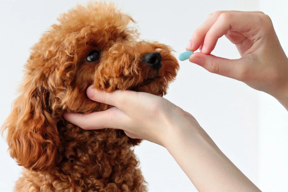 Podávání léku psovi